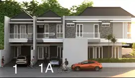 Rumah baru mewah murah 1M an Jemursari Selatan