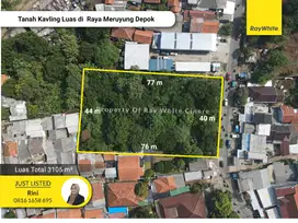 Meruyung jalan utama, lahan disewakkan tanah luas 3105 dKT 2 pintu tol