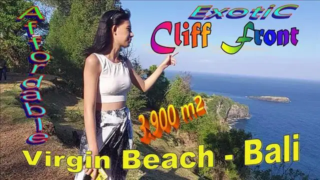 3,900 m2 with Clift Front Ocean View in Manggis Karangasem