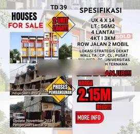 Dijual Rumah Baru 1 Unit Lagi di Tj Duren Jakbar