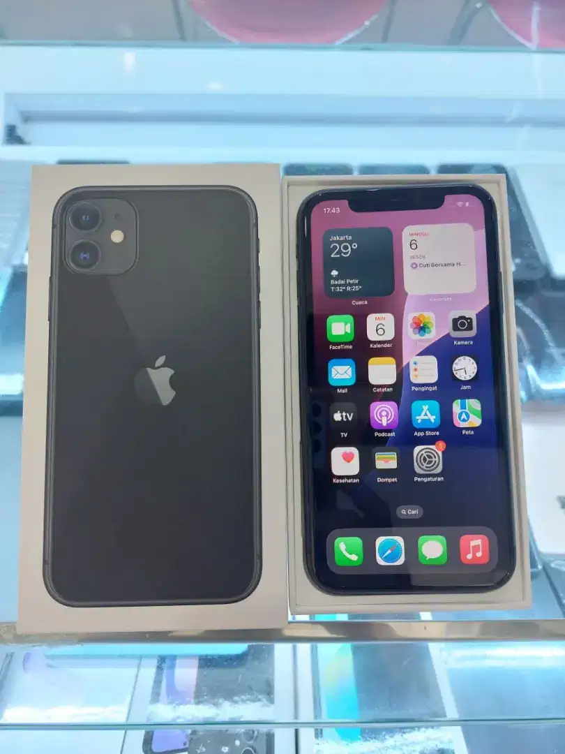 Second IPhone 11 128GB X Resmi I Box BH 85% Fullset Ori Mulus