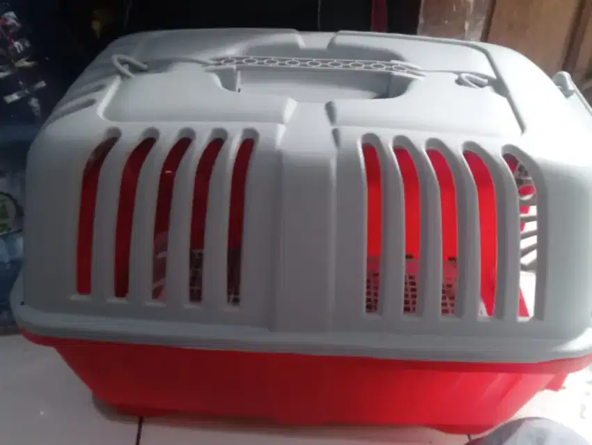 kandang kucing berpergian bisa lepas pasang
