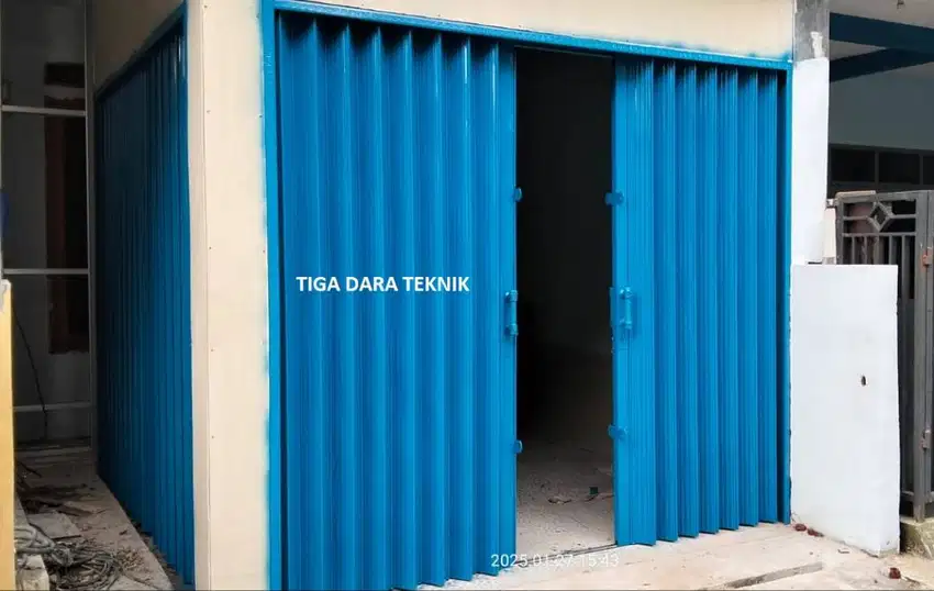 Pintu Harmonika Folding gate pasang servis tersedia berbagai ketebalan
