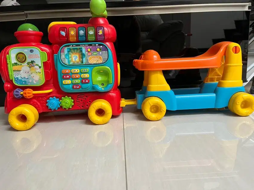 Kereta api mainan 2 in 1