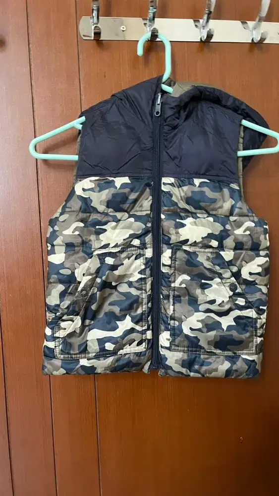 Jaket Rompi anak bahan parasut tebal