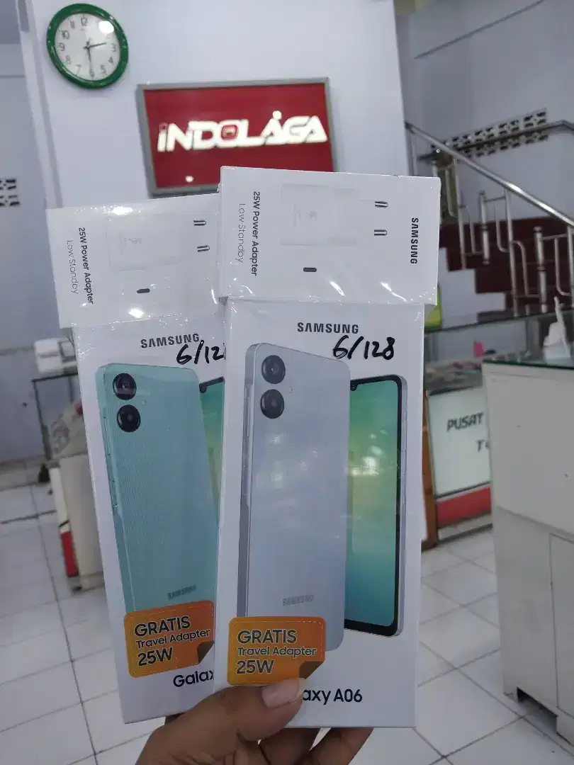 SAMSUNG GALAXY A06 RAM 6+6/128GB GRATIS ADAPTOR