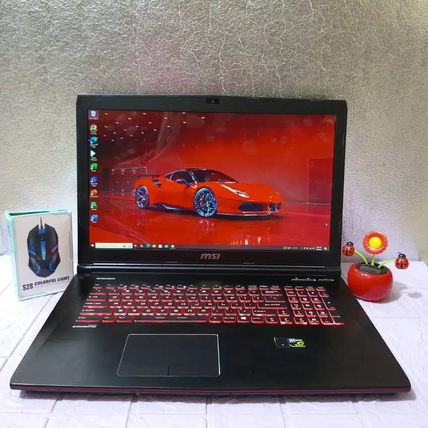 MSI GE72 2QD Core i7-5700HQ Ram 16gb SSD 128gb +HDD 1tb VGA Gtx 960m 2