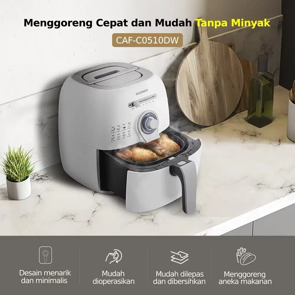 Cuckoo Air Fryer CAF-C0510DW (Baru)