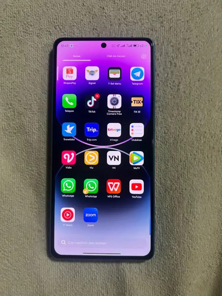 Poco F5 12 GB / 256 GB Biru Mulus Fullset