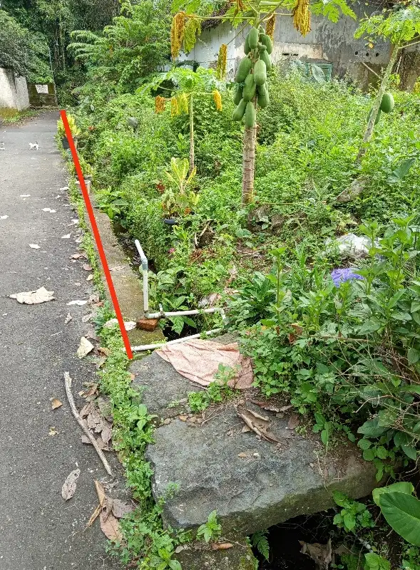 Banting harga tanah timur BPTPB Jl pakem prambanan