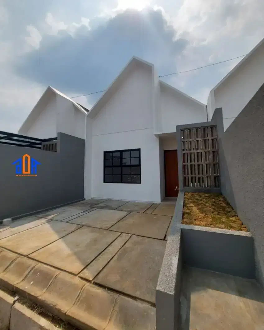 Rumah minimalis modern dekat stasiun kereta api KPR tanpa DP 0%