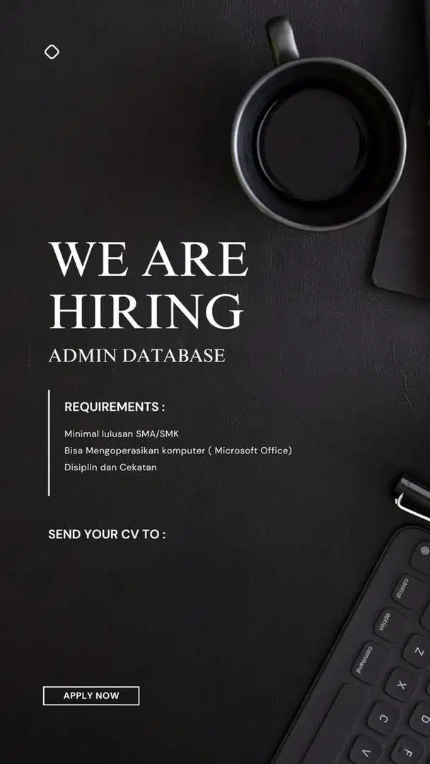 Dibutuhkan Admin