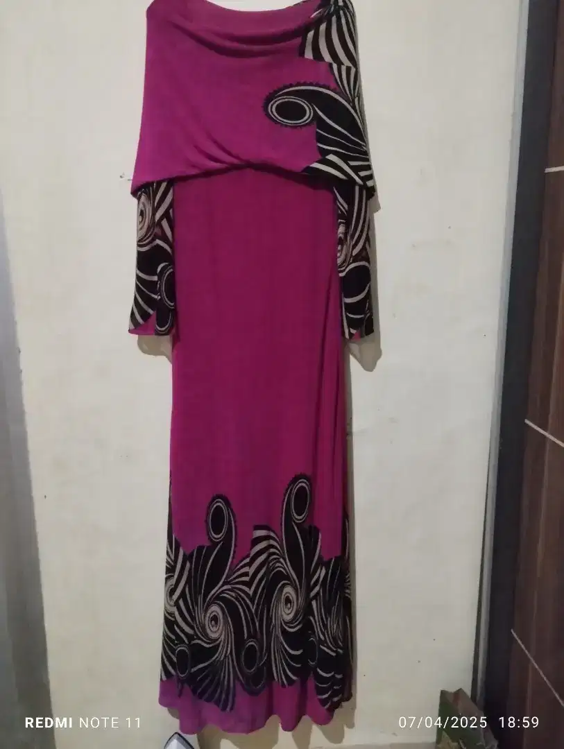 dress bahan rajut mewah