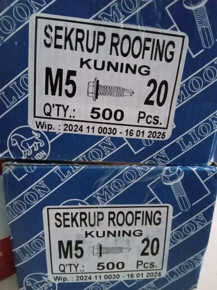 Sekrup roofing m5 20 moon lion