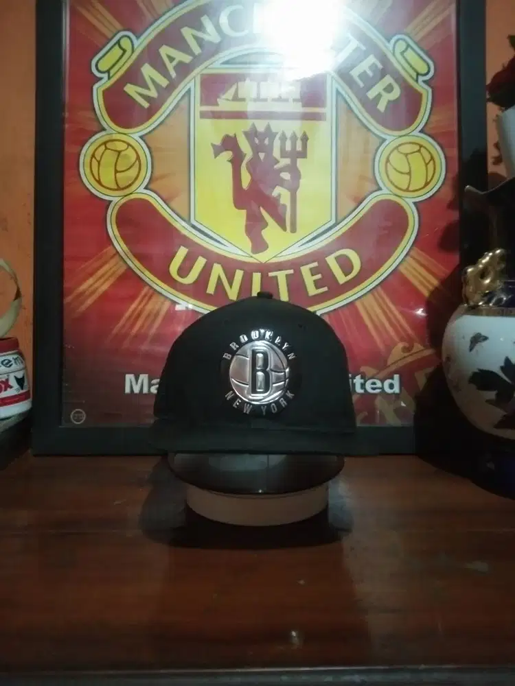 Topi new era x NBA Nets Brooklyn new york