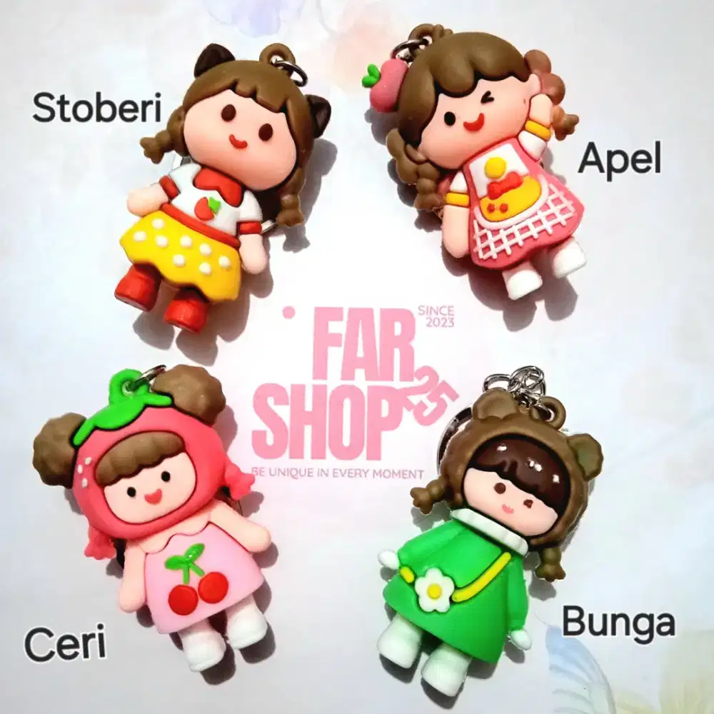 Gantungan Kunci Karakter Anak Kecil Imut – Lucu & Gemesin