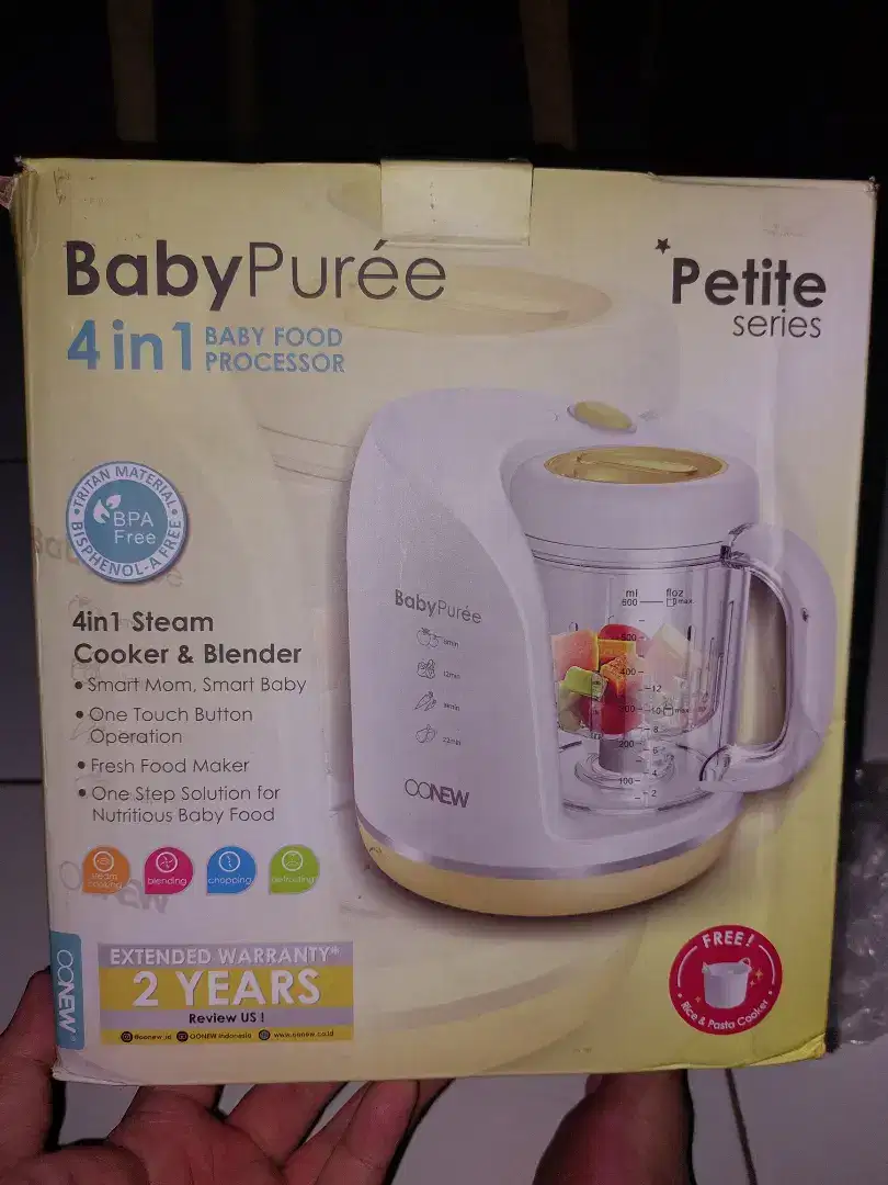 OONEW BABY PUREE petite series 4 in 1 mpasi food processor