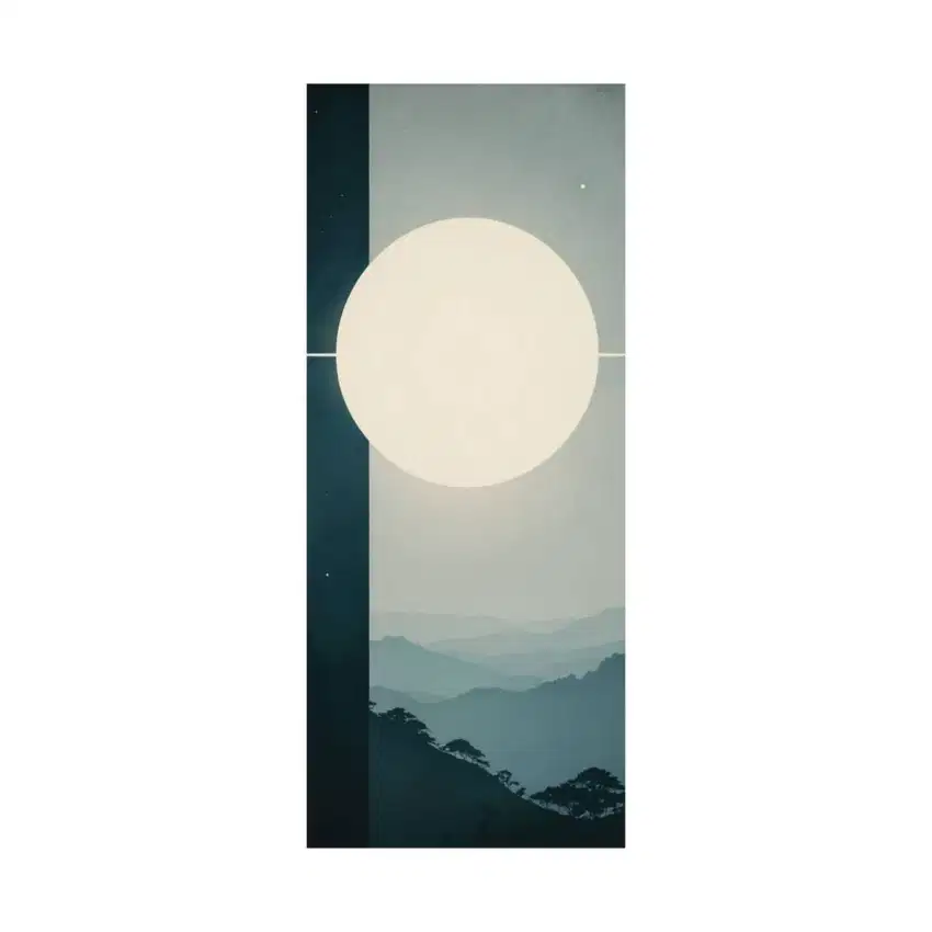 Silent Eclipse – 10x24 Fine Art Print