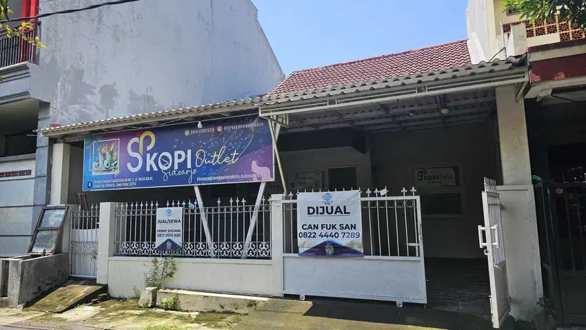 Pondok Sidokare Indah row jalan double way, dekat fasum, lebar 9