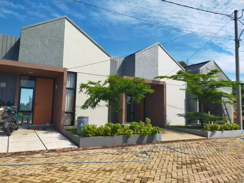 Jual rumah dlm cluster cukup modal 1jt 13 menit stasiun bojong