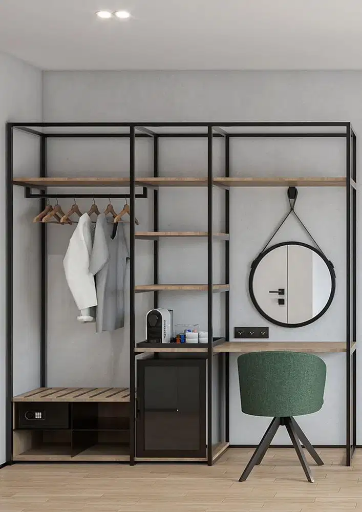 PROMO Rak pakaian/Table kerja/belanjar modern