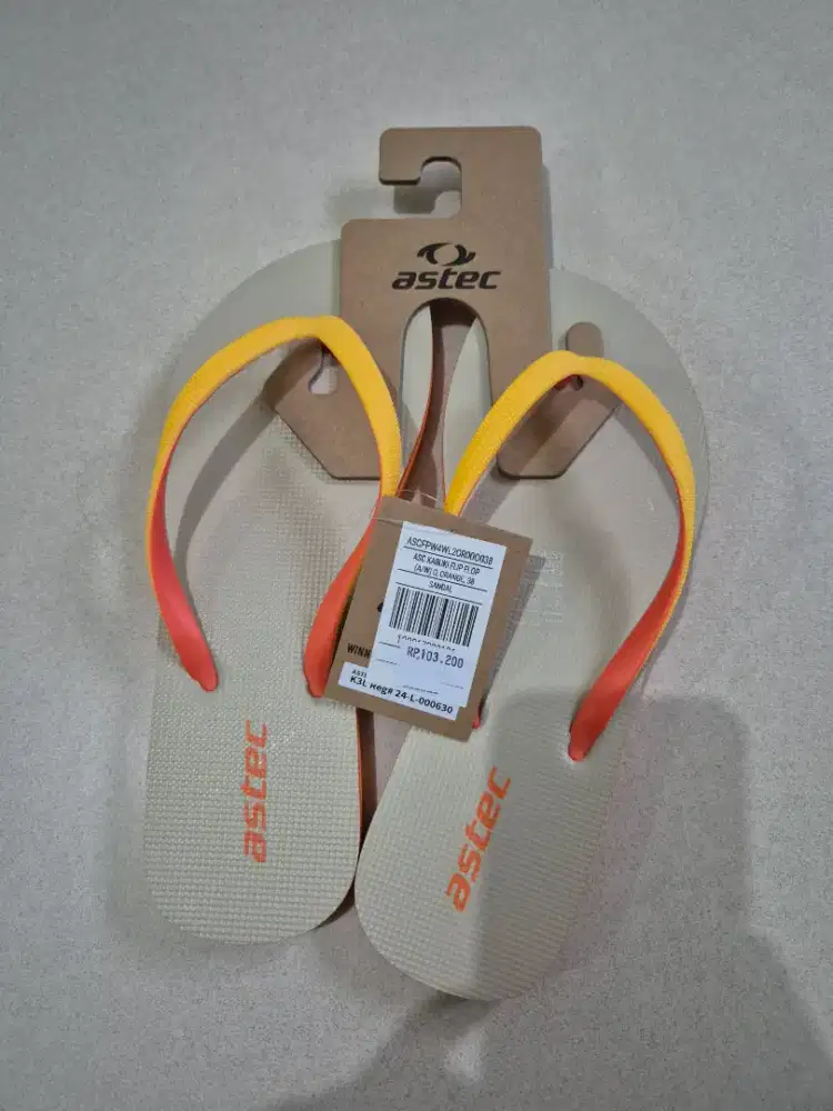 Sendal Jepit Astec New with Price Tag