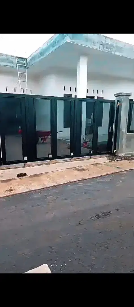 pintu sliding tikung perforated plat lubang