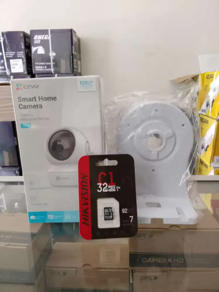 Paket Baby Camera IP Cam Ezviz CCTV Wireless, Memory 32GB, Bracket