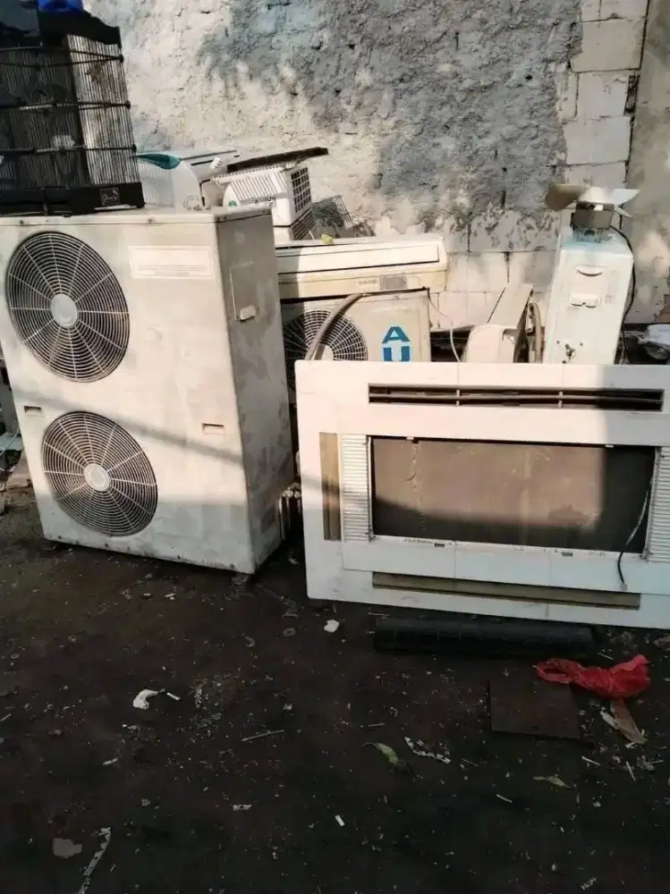 Terima borongan elektronik bekas/rusak AC, kulkas, freezer, showcase