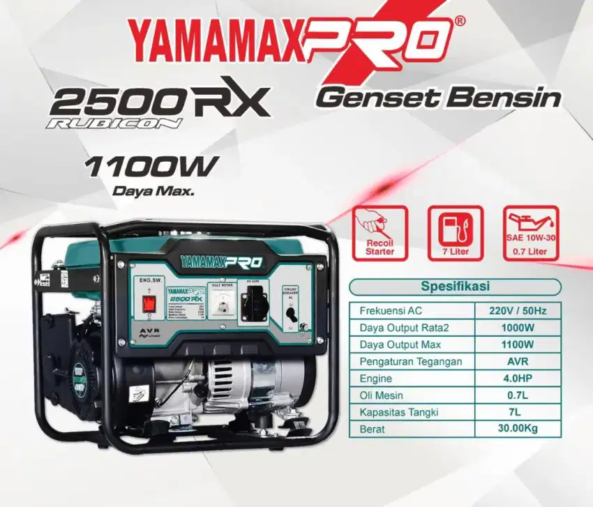 Genset Yamamaxpro 1100wat
