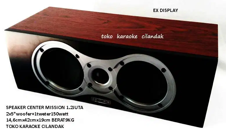 SPEAKER  CENTER MISSION  SPEAKER CENTER MISSION MX300 1PCS 2 way