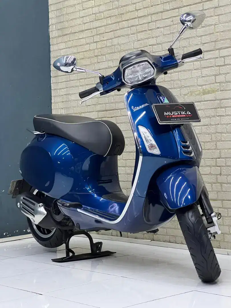 Odo 9rb Istimewa!!Vespa Sprint 150cc PMK 2023 Plat Jatim Muls-Mustika