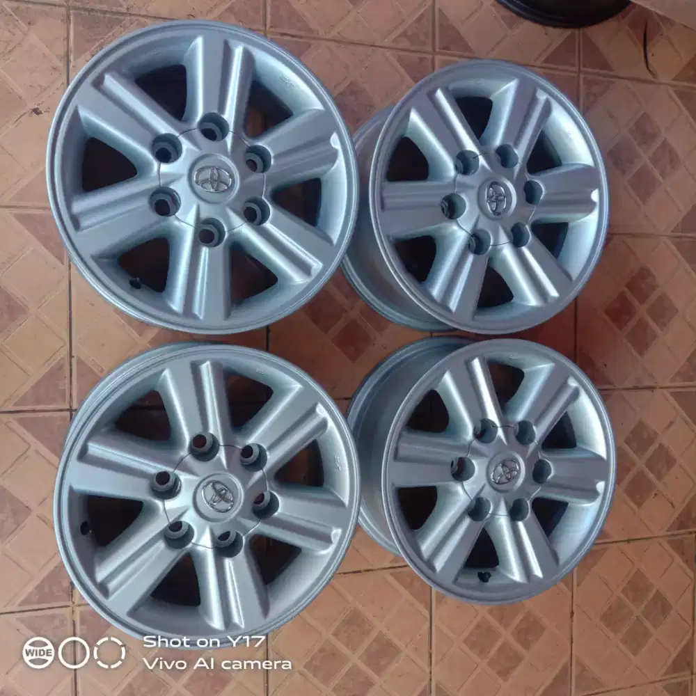 Velg Hilux R15 Original Toyota New Hilux,panter,hiace,pajero,fortuner