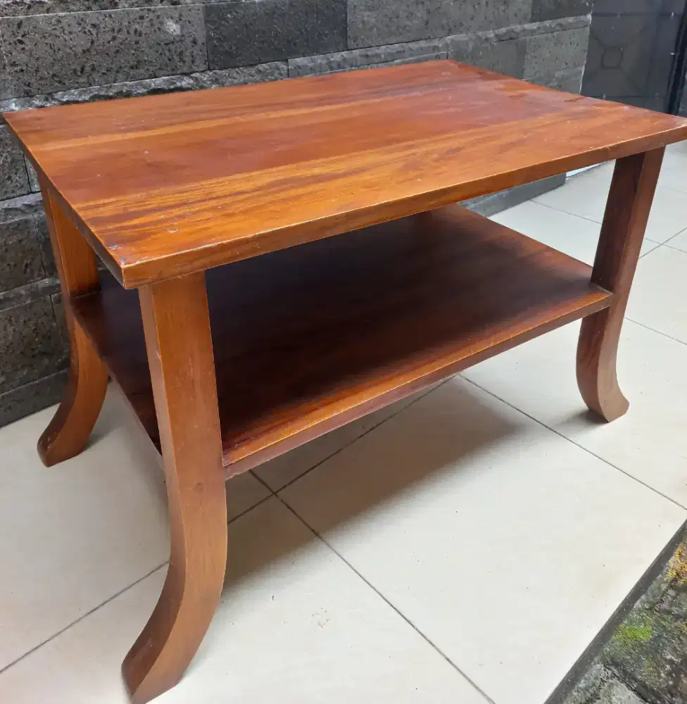 Meja samping Jati asli