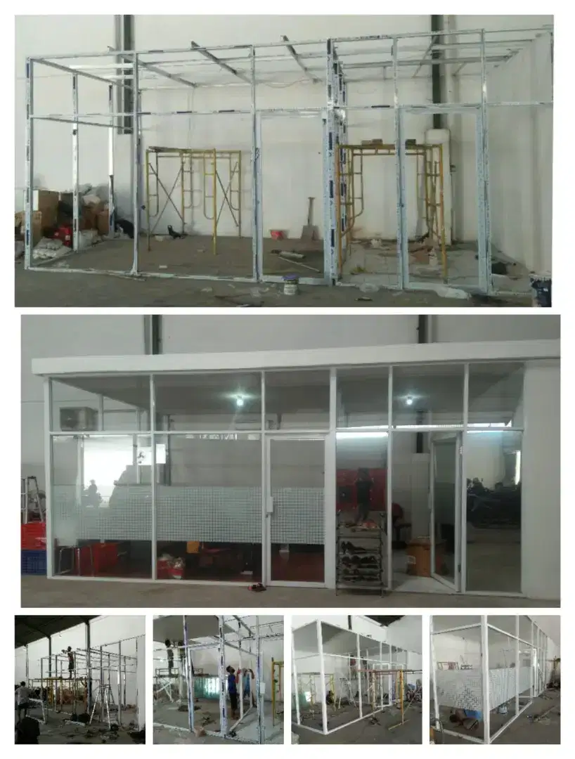 Partisi kusen aluminium