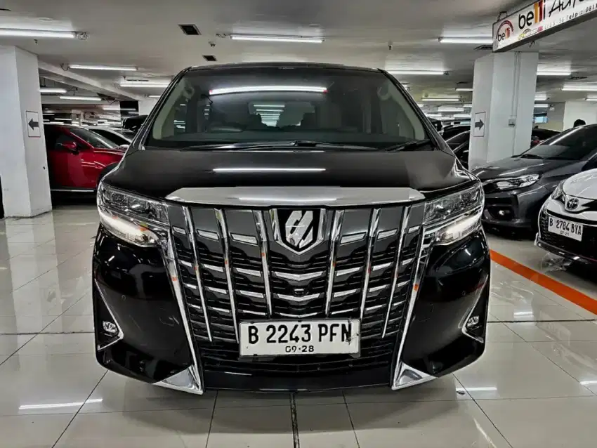 Toyota alphard 2018 G atpm hitam mulus sgt terawat