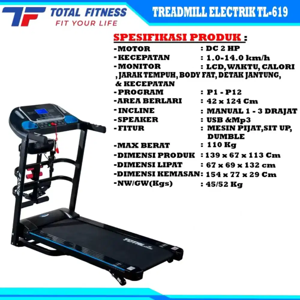 Treadmill TL 619