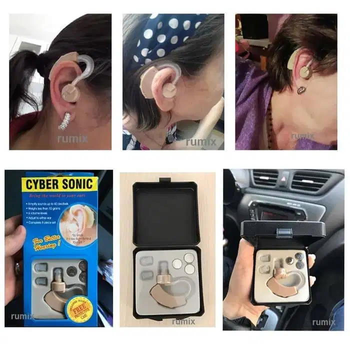 Alat Bantu Dengar CyberSonic BTE Hearing Aid Pendengar Kuping Rumah