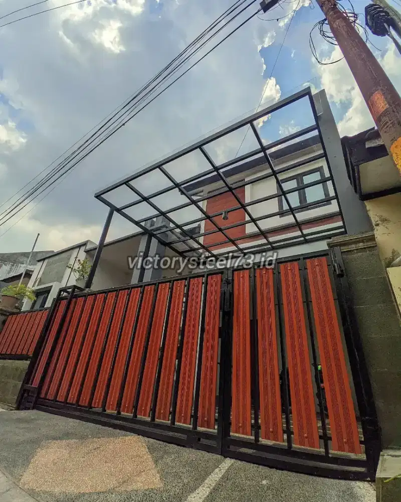 meneima pemasangan canoly alderon spandek solarplat kaca dll