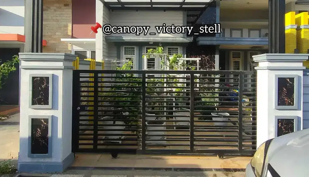 meneima pemasangan canoly alderon spandek solarplat kaca dll