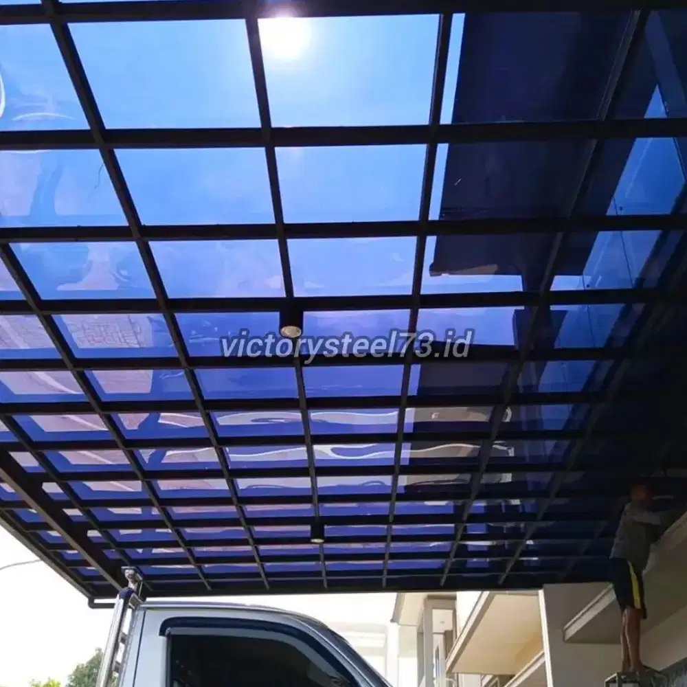 meneima pemasangan canoly alderon spandek solarplat kaca dll