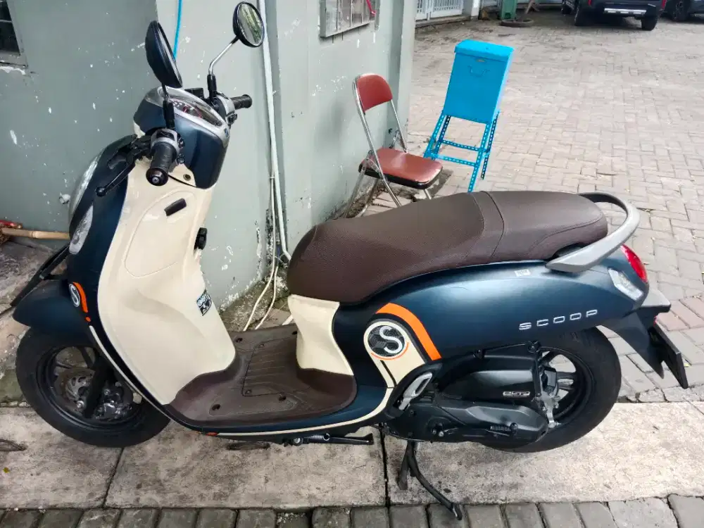 Honda Scoopy 2021 Navy Mulus