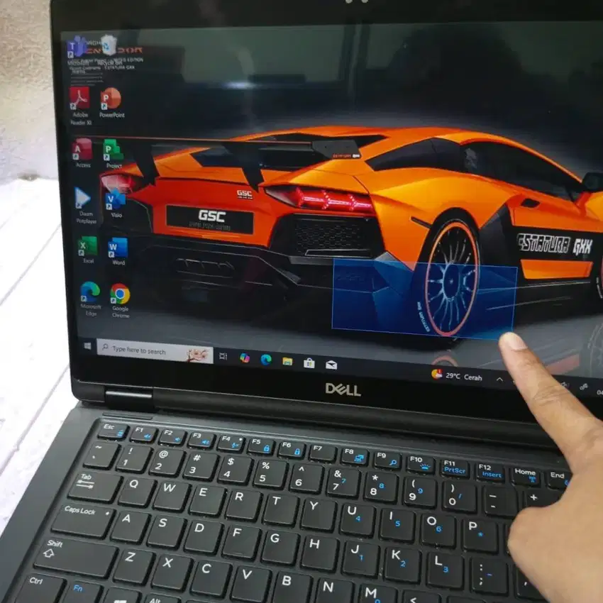 Dell latitude 7390 2-in-1 touchscreen Core i5-8350U Ram 16gb SSD 256gb