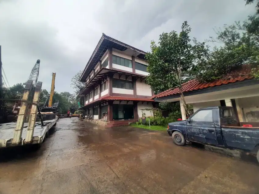 Dijual Gudang Workshop dan Gedung Kantor Ex Alat Berat di Cikande