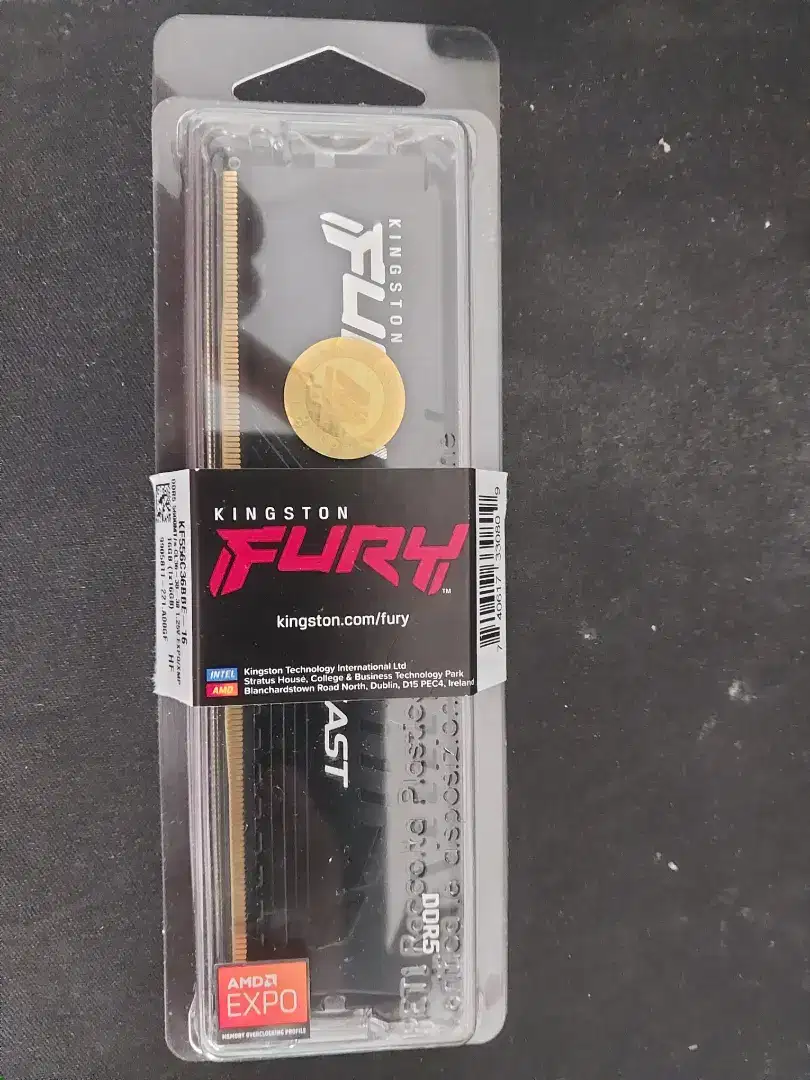 Memory Kingston Fury Beast DDR5 16GB Ram