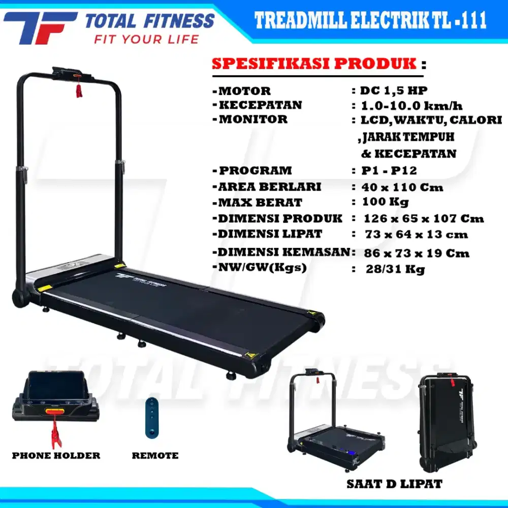 Treadmill Lipat TL 111