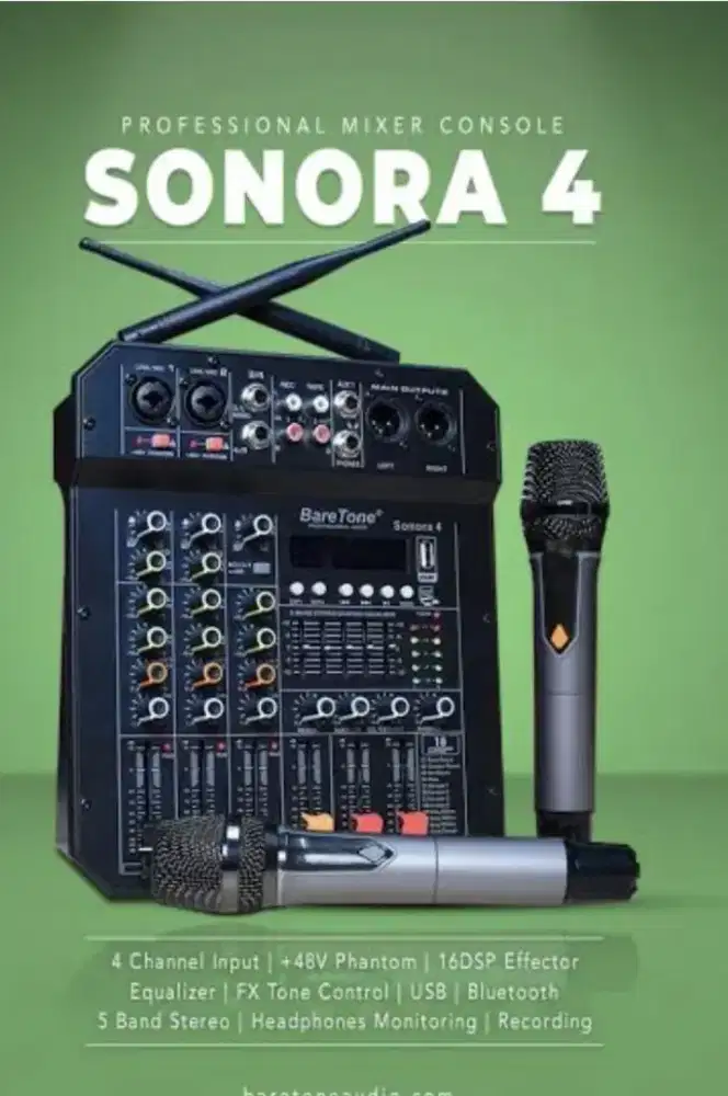 Mixer baretone sonora 4 original resmi