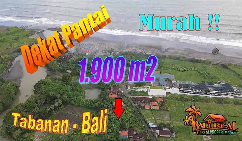 1,900 m2 with Rice Field and Ocean View in Sudimara Tabanan