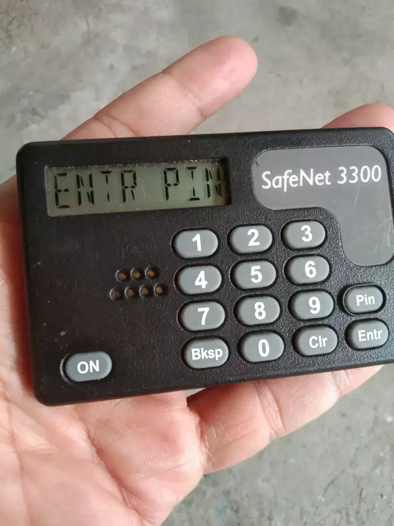 Gemalto Safe Net 3300 security Hardware token unit only