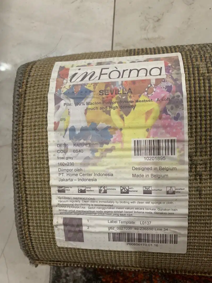Karpet Informa Sevilla uk 160x230